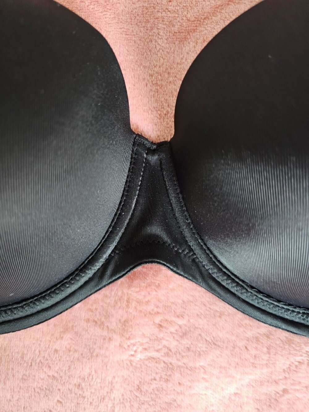 VICTORIA'S SECRET PINK black push-up bra 34DD PRE OWNED - Picture 11 of 11